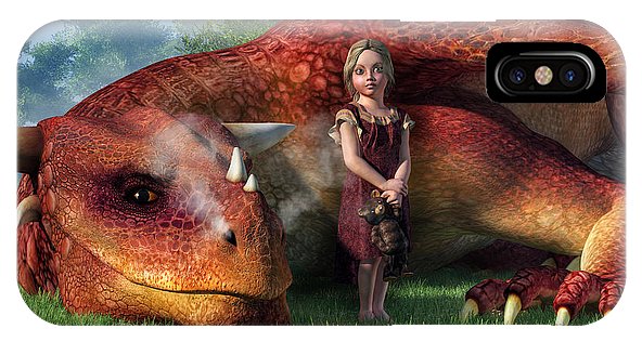 A Little Girl and Her Dragon