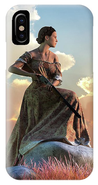 Wild West Woman with Rifle