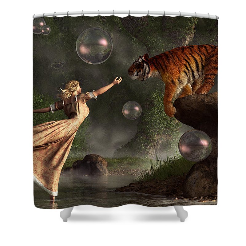 Surreal Tiger Bubble Waterdancer Dream